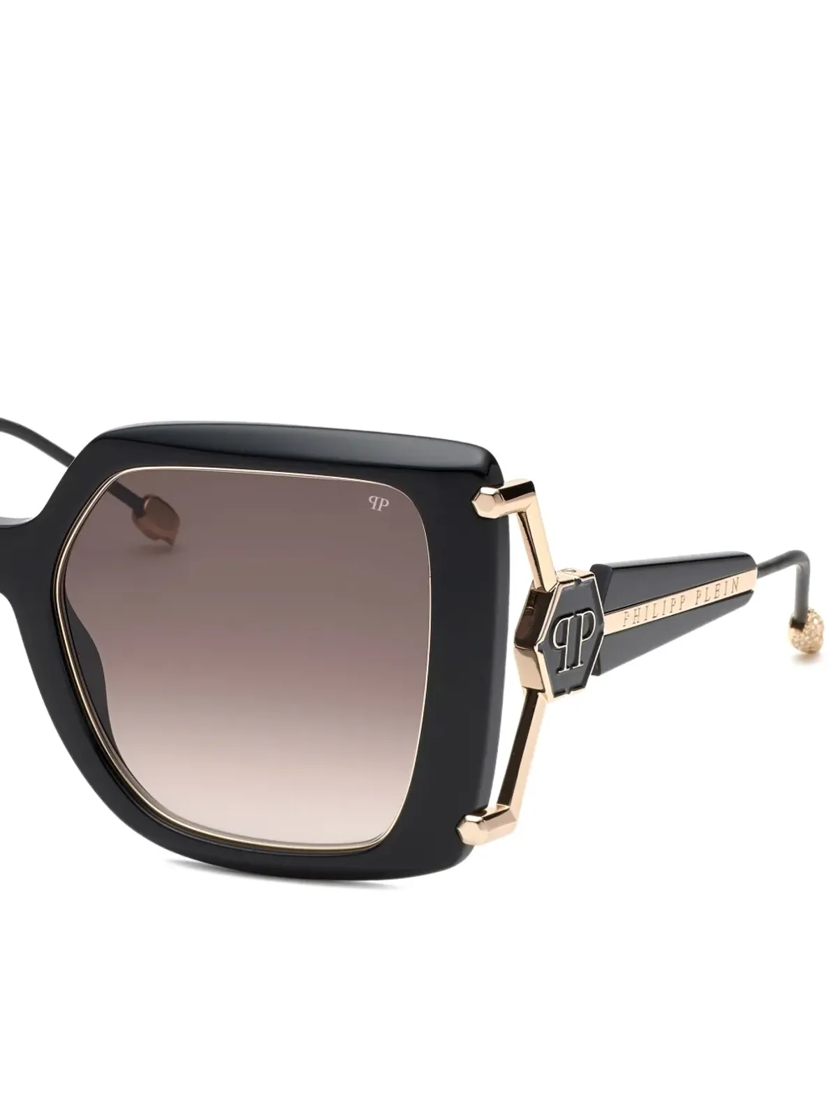 Philipp Plein Eyewear クイーン ジオメトリックフレーム サングラス - 画像5