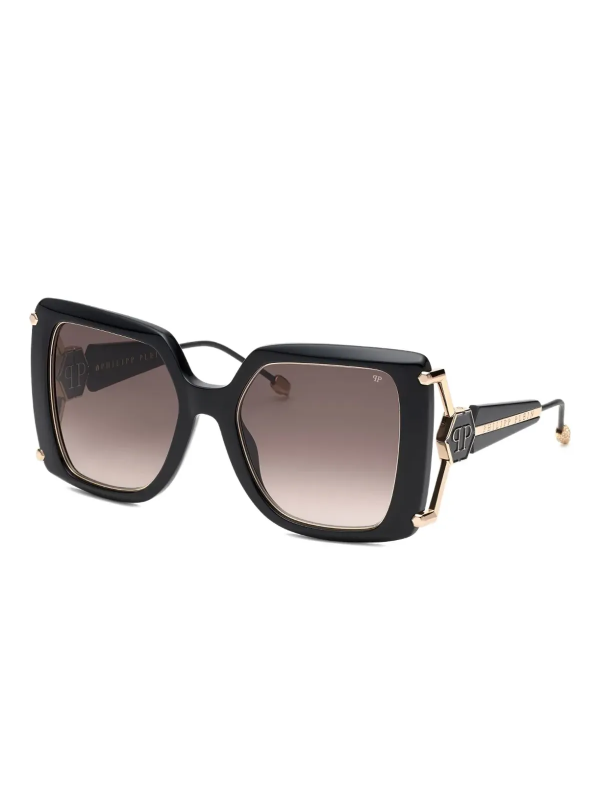 Philipp Plein Eyewear クイーン ジオメトリックフレーム サングラス - 画像2