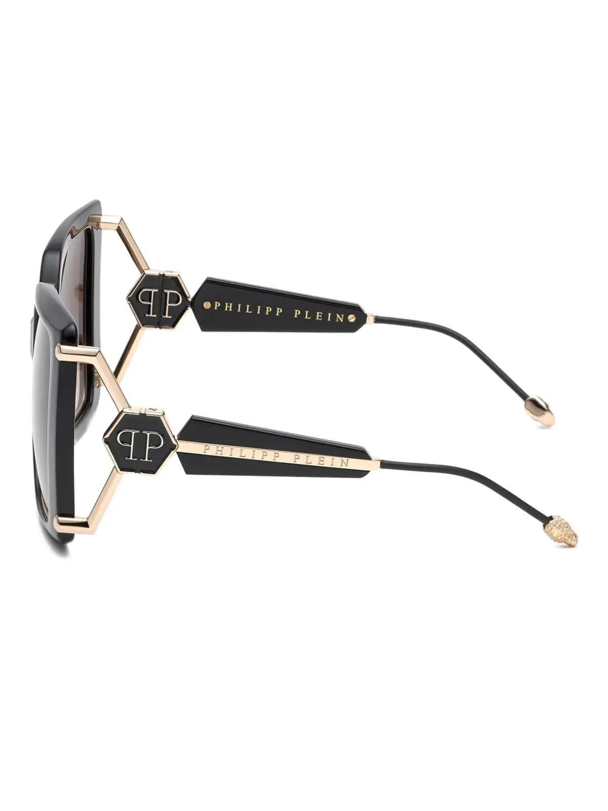 Philipp Plein Eyewear クイーン ジオメトリックフレーム サングラス - 画像3