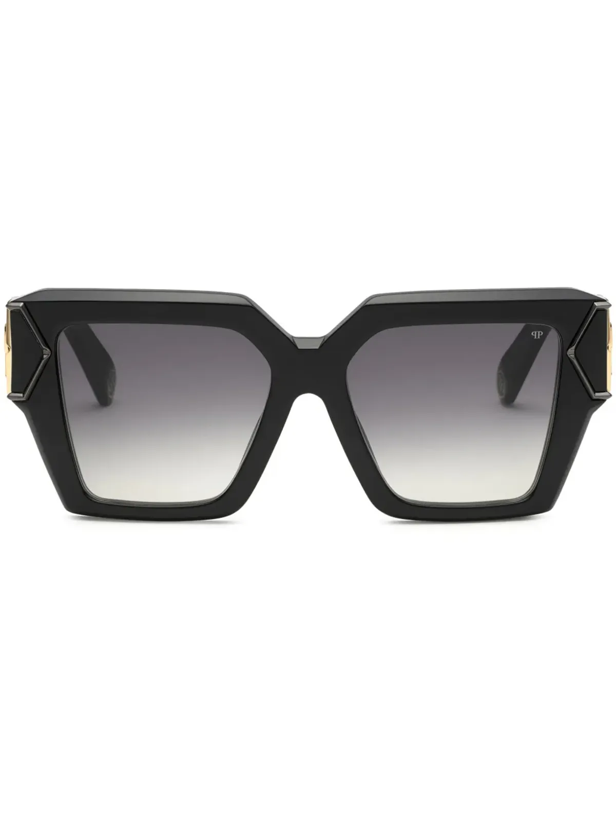 Philipp Plein Eyewear Plein Hera oversized sunglasses - Black - 画像1