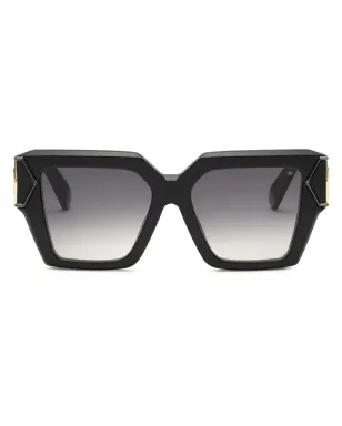 Philipp Plein Eyewear Plein Hera oversized sunglasses - Black - サムネイル1