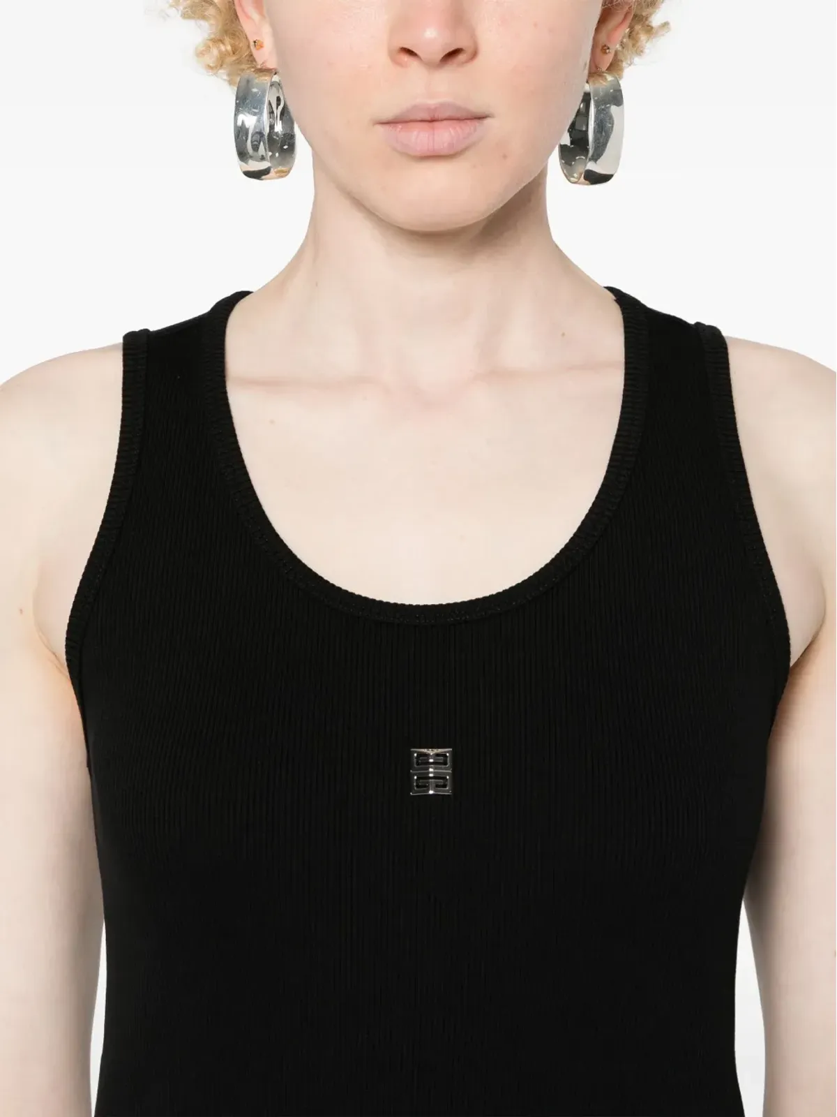 Givenchy 4Gモチーフリブミニドレス - ブラック - 画像5