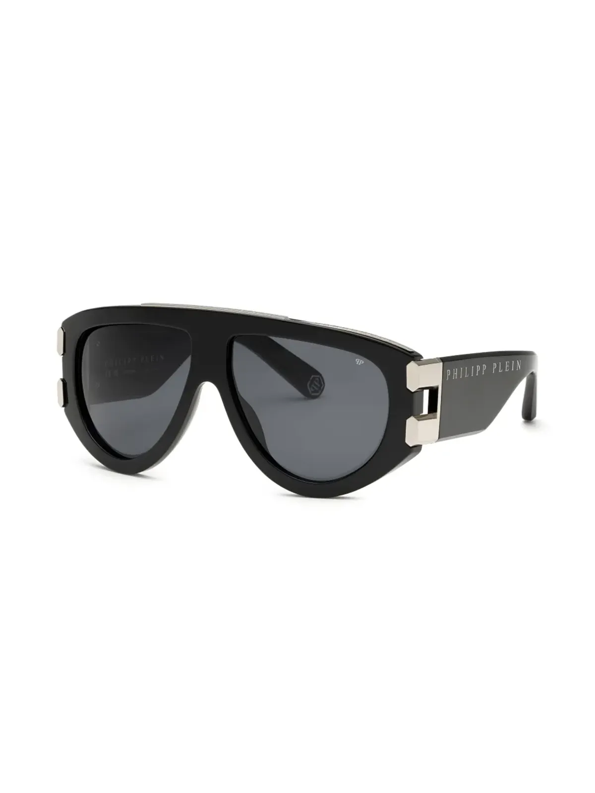 Philipp Plein Eyewear Plein Eagle pilot-frame sunglasses - Black - 画像2
