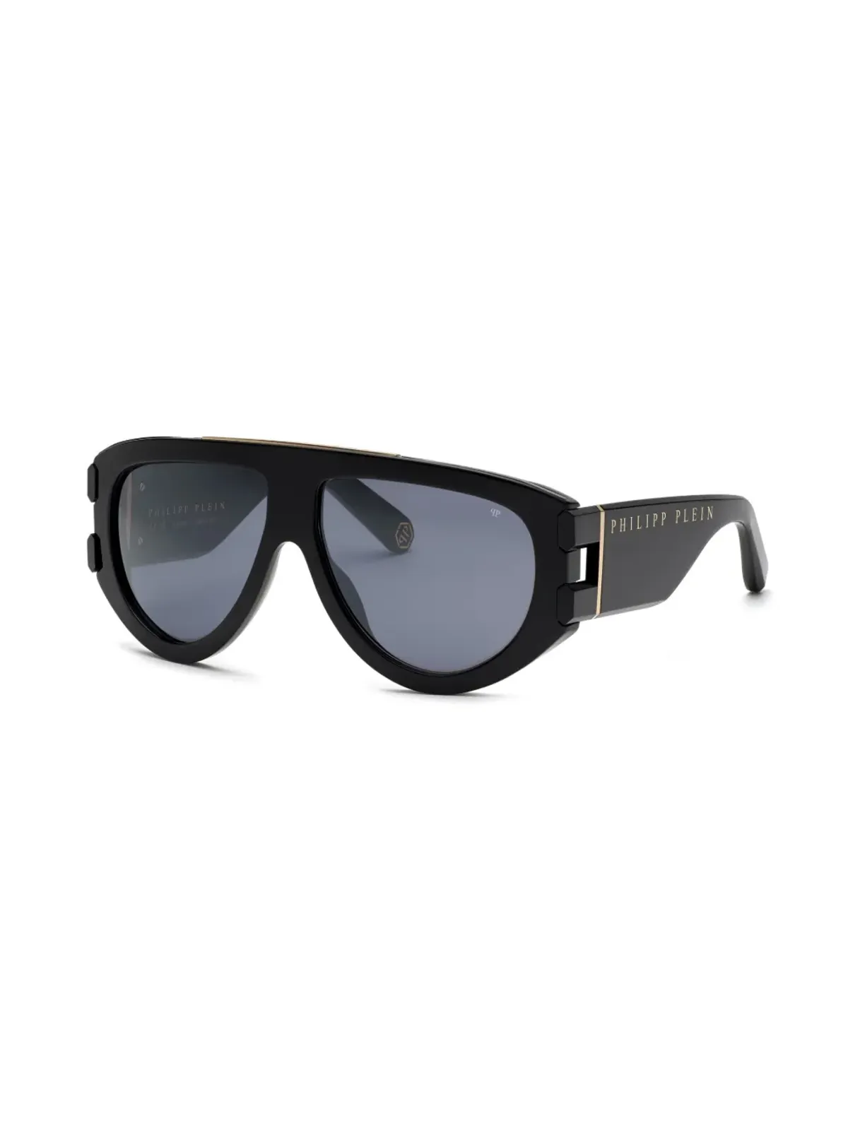 Philipp Plein Eyewear Plein Eagle パイロットフレームサングラス - ブラック - 画像2