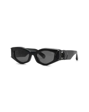 Philipp Plein Eyewear Plein Hera 猫目サングラス - ブラック - サムネイル2
