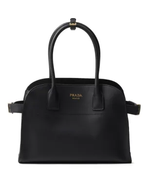 Prada ロゴ文字入り レザートートバッグ - サムネイル1