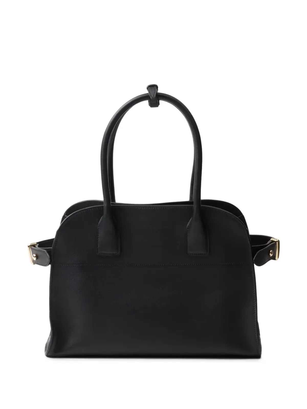 Prada ロゴ文字入り レザートートバッグ - 画像2