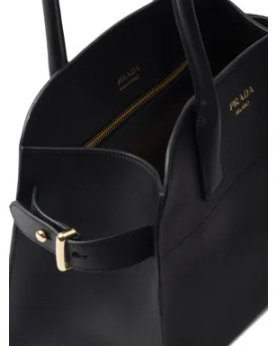 Prada ロゴ文字入り レザートートバッグ - サムネイル4
