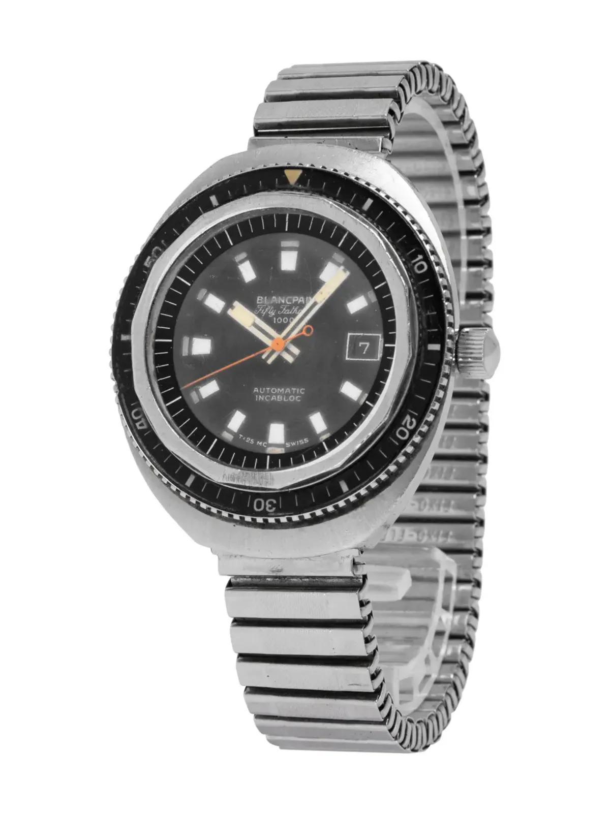 Blancpain ビンテージ Fifty Fathoms ブラック - 画像3