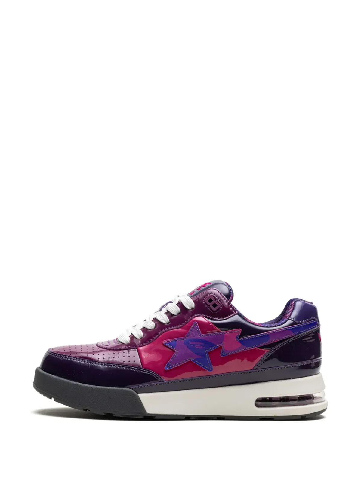 A BATHING APE® Roadsta #1 Purple スニーカー - 画像5
