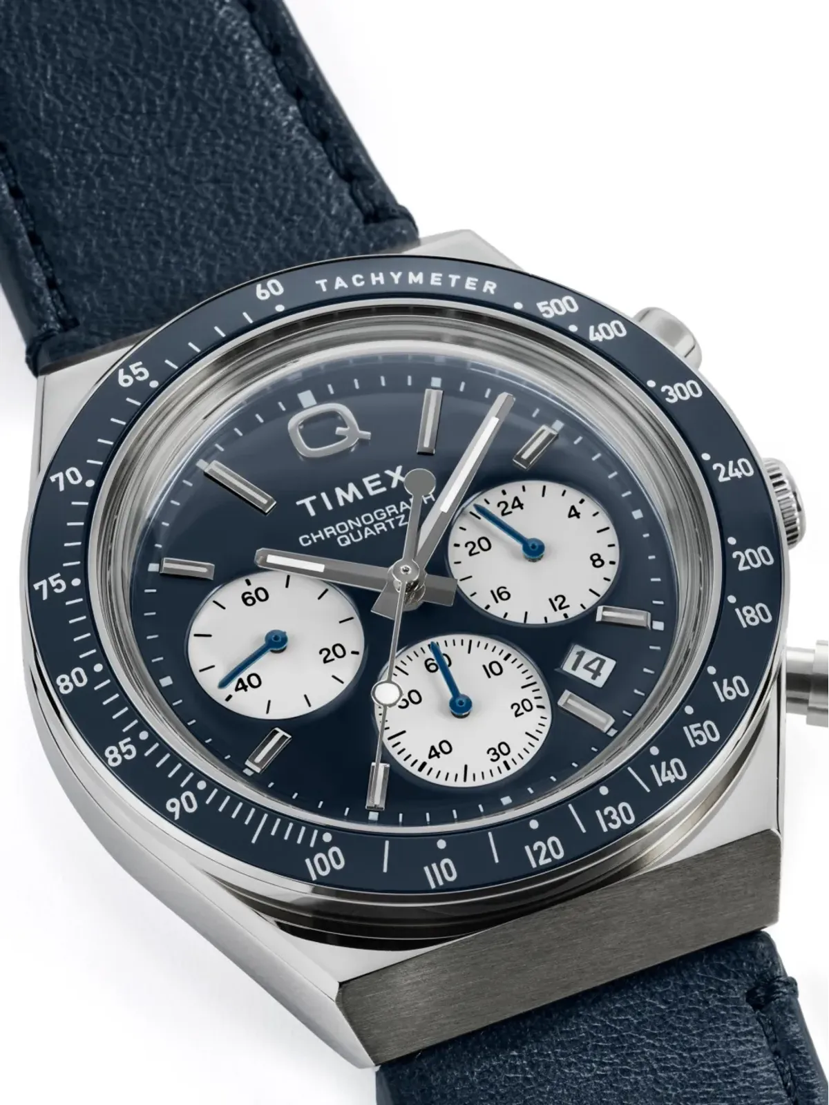 TIMEX Q Timex クロノグラフ ブルー - 画像2
