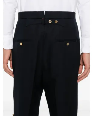 Thom Browne ハイライズバックストラップショーツ ブルー - サムネイル5