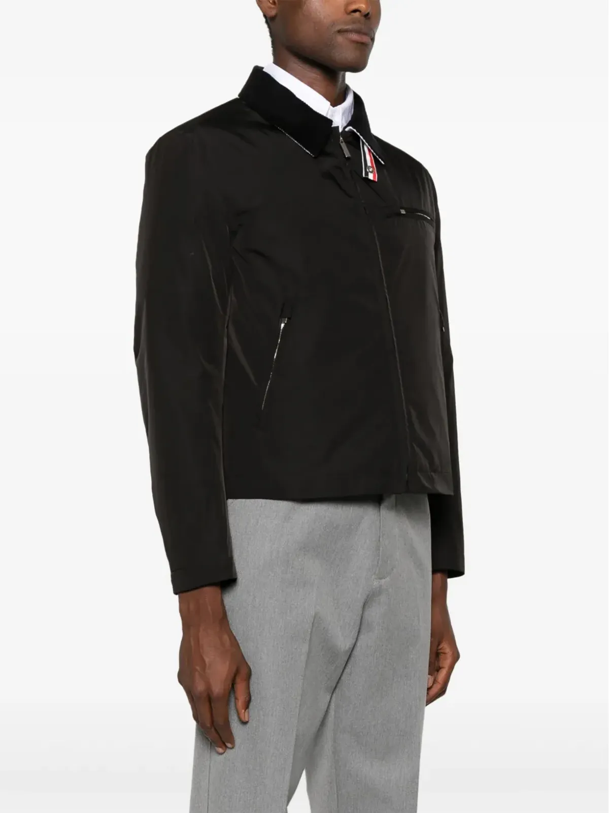 Thom Browne ジップアップパデッドジャケット - 画像3