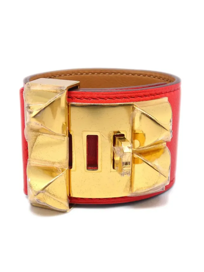 Hermès Pre-Owned Hermès ビンテージ Collier de Chien ブレスレット - レッドの商品画像