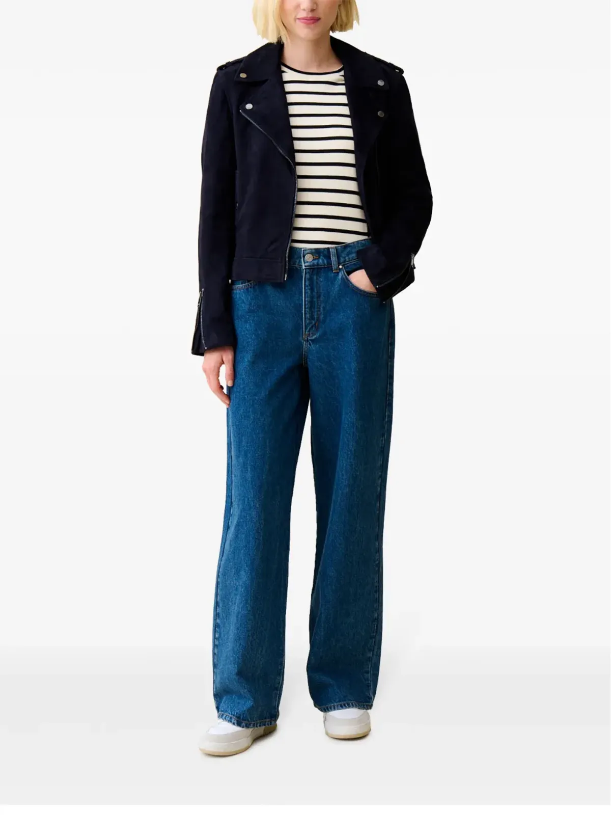 Claudie Pierlot スエード バイカージャケット - 画像2