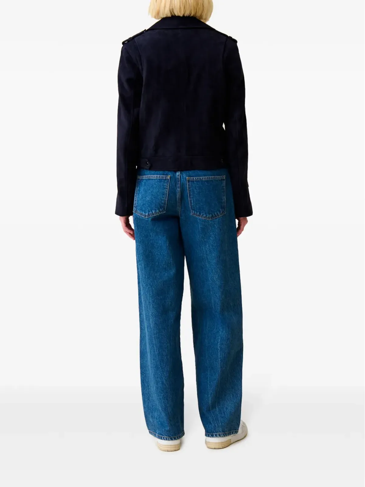 Claudie Pierlot スエード バイカージャケット - 画像4