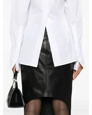 Givenchy ラップデザイン ポプリン シャツ - ホワイト - サムネイル5