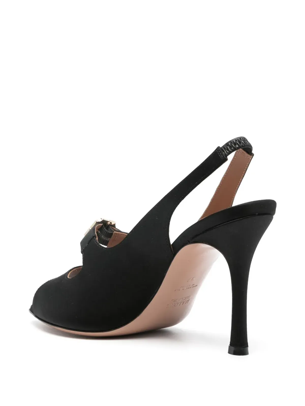 Malone Souliers Celeste クリスタルバックル サンダル - 画像3