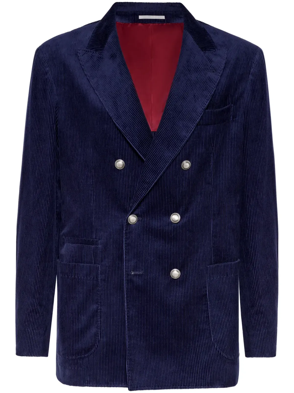 Brunello Cucinelli コーデュロイ ブレザー ブルー - 画像1
