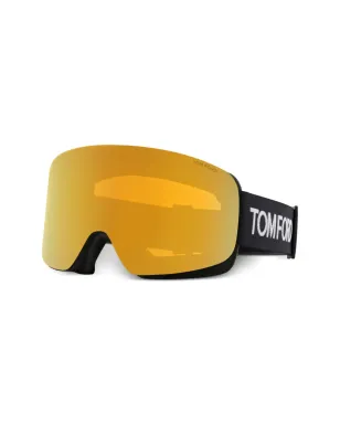 TOM FORD プリント入りスキーゴーグル ブラック - サムネイル2