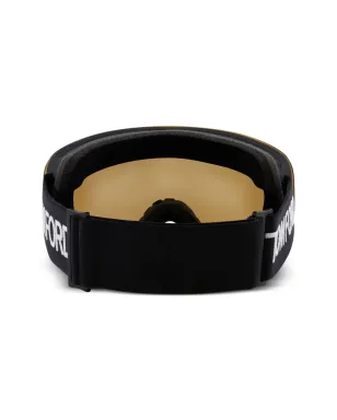 TOM FORD プリント入りスキーゴーグル ブラック - サムネイル4