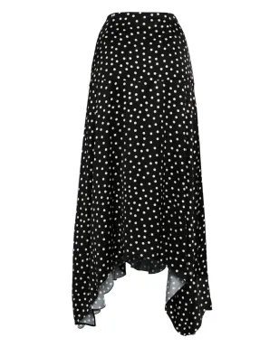 Stella McCartney アシンメトリック ポルカドット マキシスカート - ブラック - サムネイル2