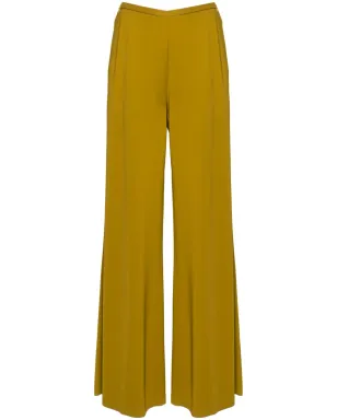 Forte Forte グリーンのウエストゴム入りパラッツォパンツ - サムネイル1