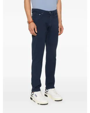 Hackett ミッドライズ・スリムフィット チノパンツ - Blue - サムネイル3