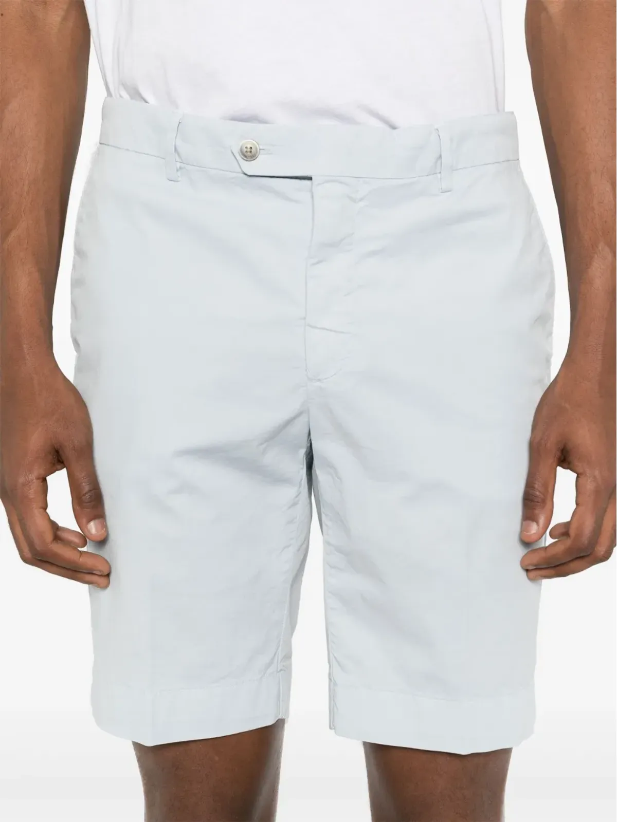 Hackett ミッドライズ ツイル チノショーツ ブルー - 画像5