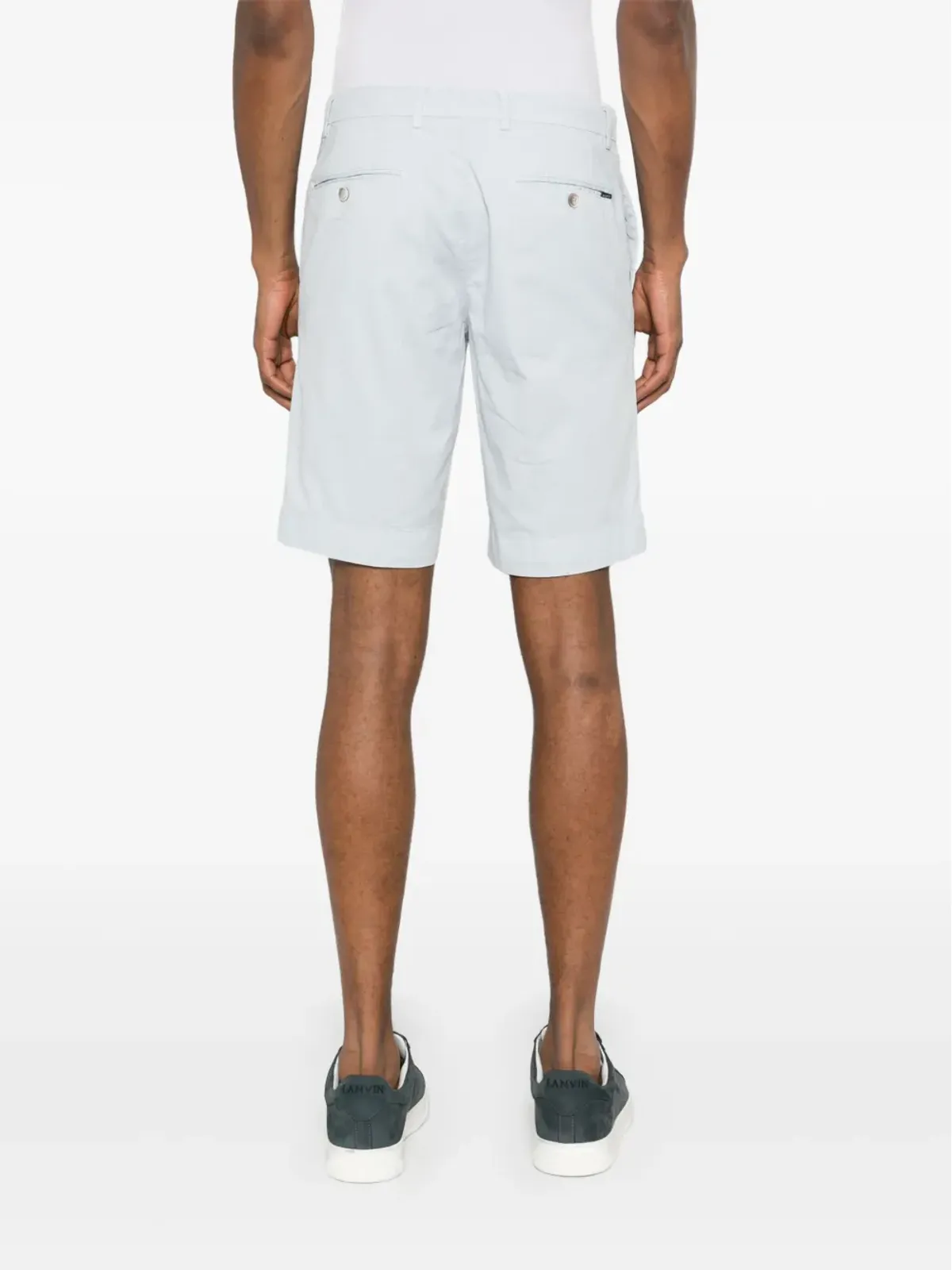 Hackett ミッドライズ ツイル チノショーツ ブルー - 画像4
