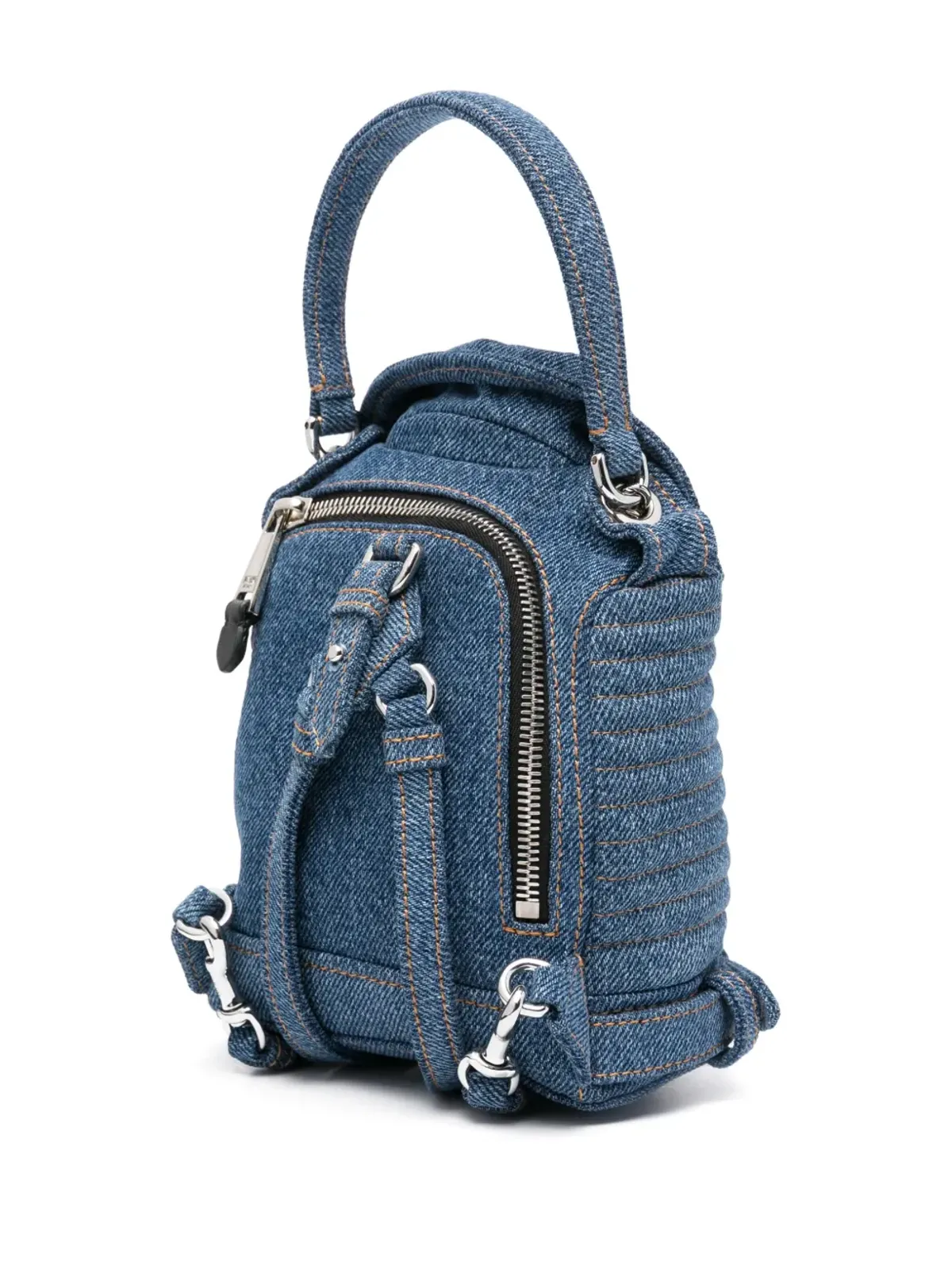 Moschino デニム バイカーバックパック - 画像3