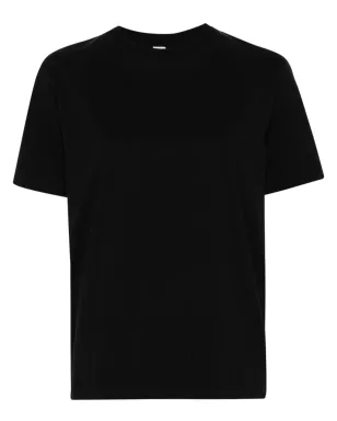 TOTEME クルーネック オーガニックコットン Tシャツ - ブラック - サムネイル1
