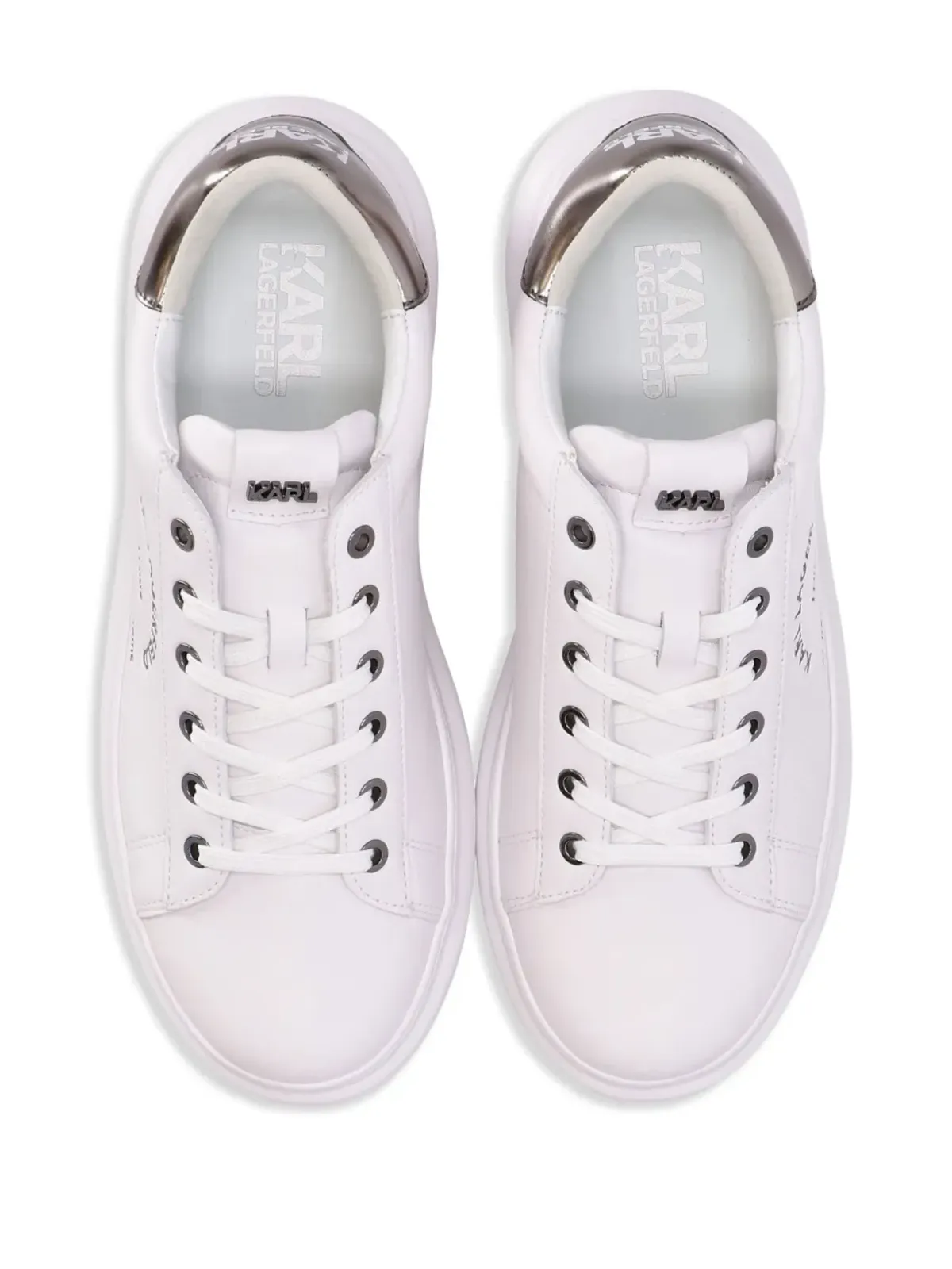 Karl Lagerfeld Rue St-Guillaume Kapri レザー スニーカー - ホワイト - 画像5