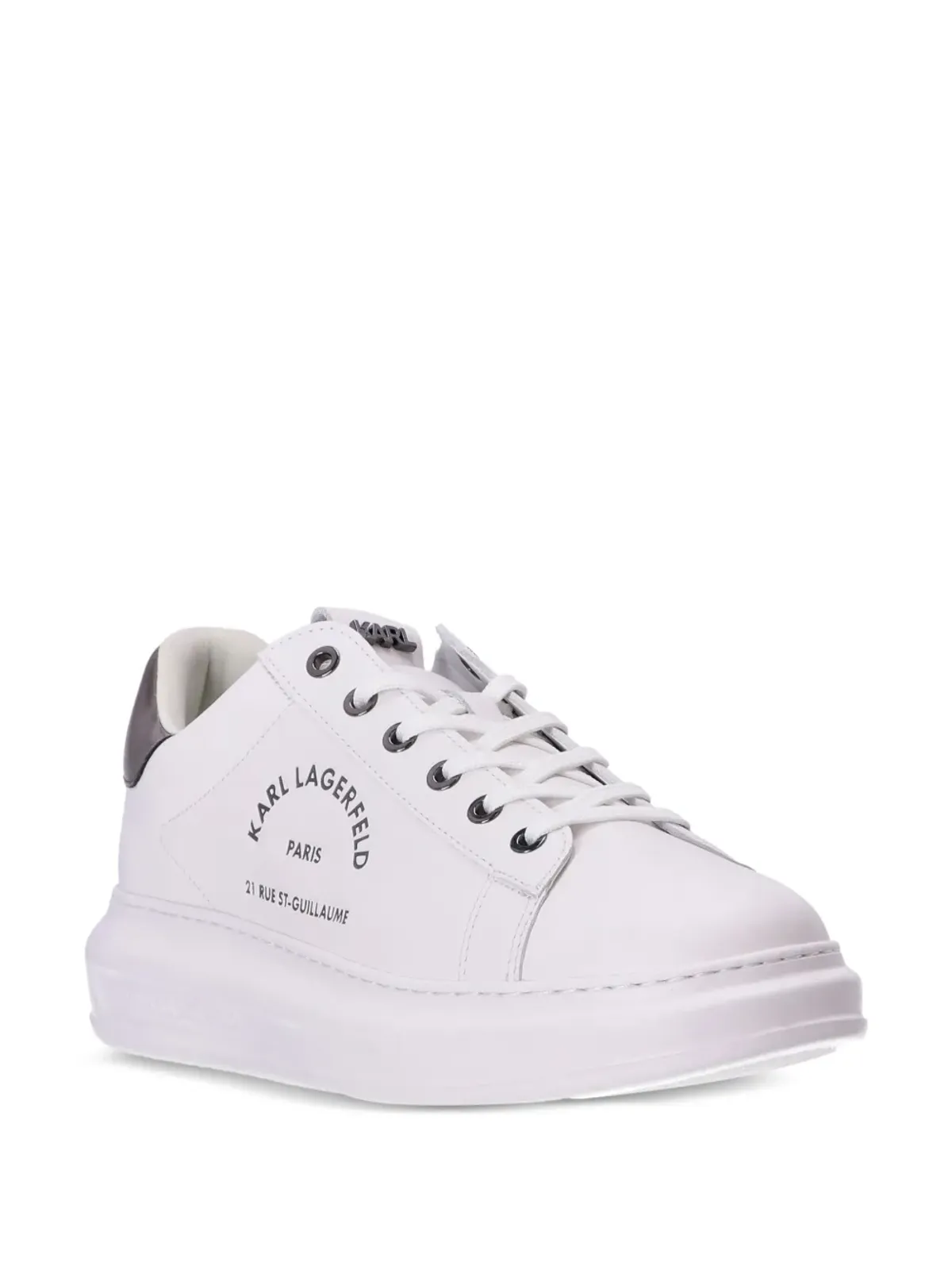 Karl Lagerfeld Rue St-Guillaume Kapri レザー スニーカー - ホワイト - 画像2