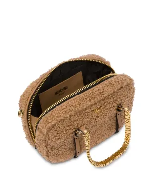 Moschino ロゴレタリング フリース トートバッグ - サムネイル3