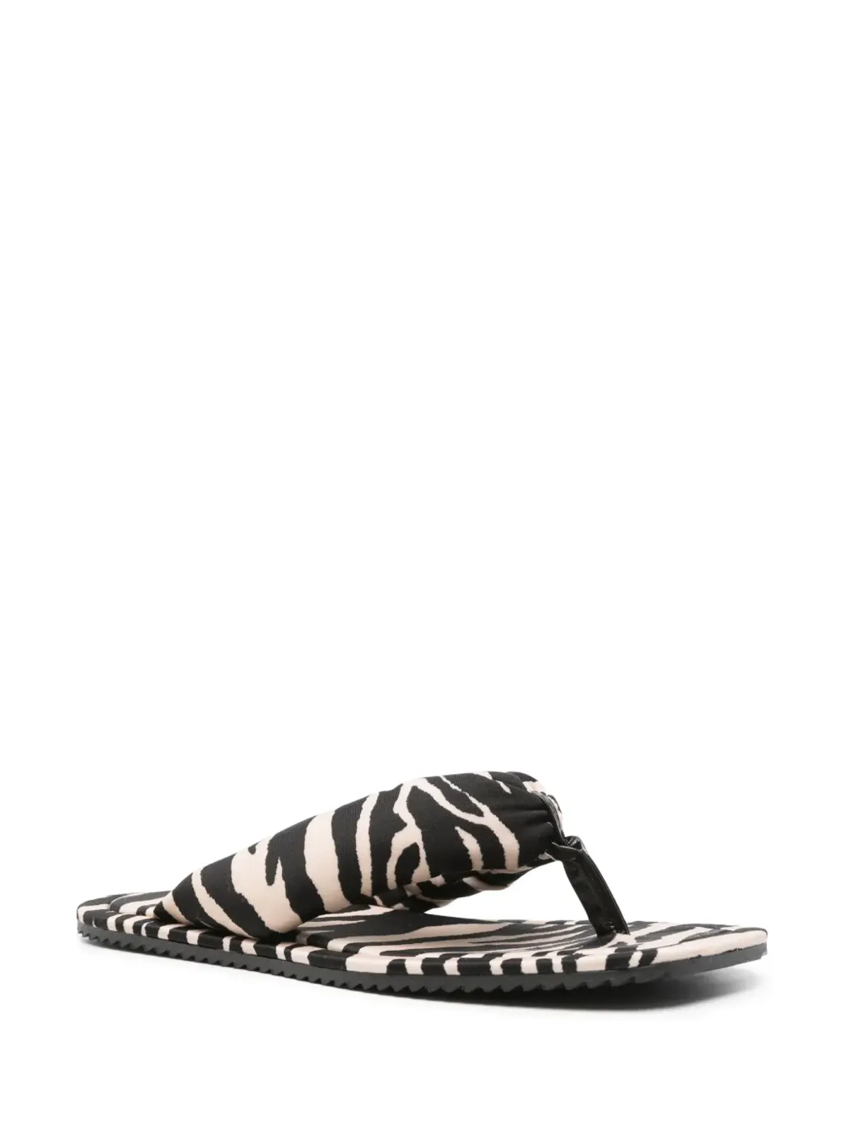 The Attico ゼブラ柄スクエアスライド - 画像2