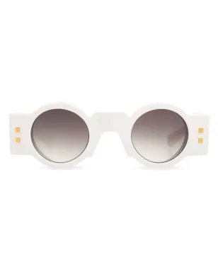 Balmain Eyewear オリヴィエ ラウンドフレーム サングラス - サムネイル1