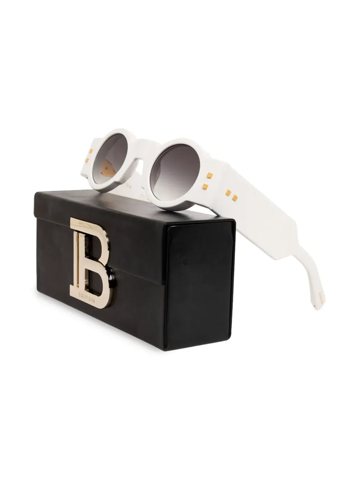 Balmain Eyewear オリヴィエ ラウンドフレーム サングラス - 画像3