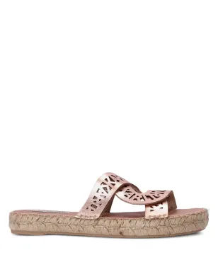 Karl Lagerfeld Souk Interlok Loop espadrille slides - Pink - サムネイル1