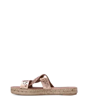Karl Lagerfeld Souk Interlok Loop espadrille slides - Pink - サムネイル3