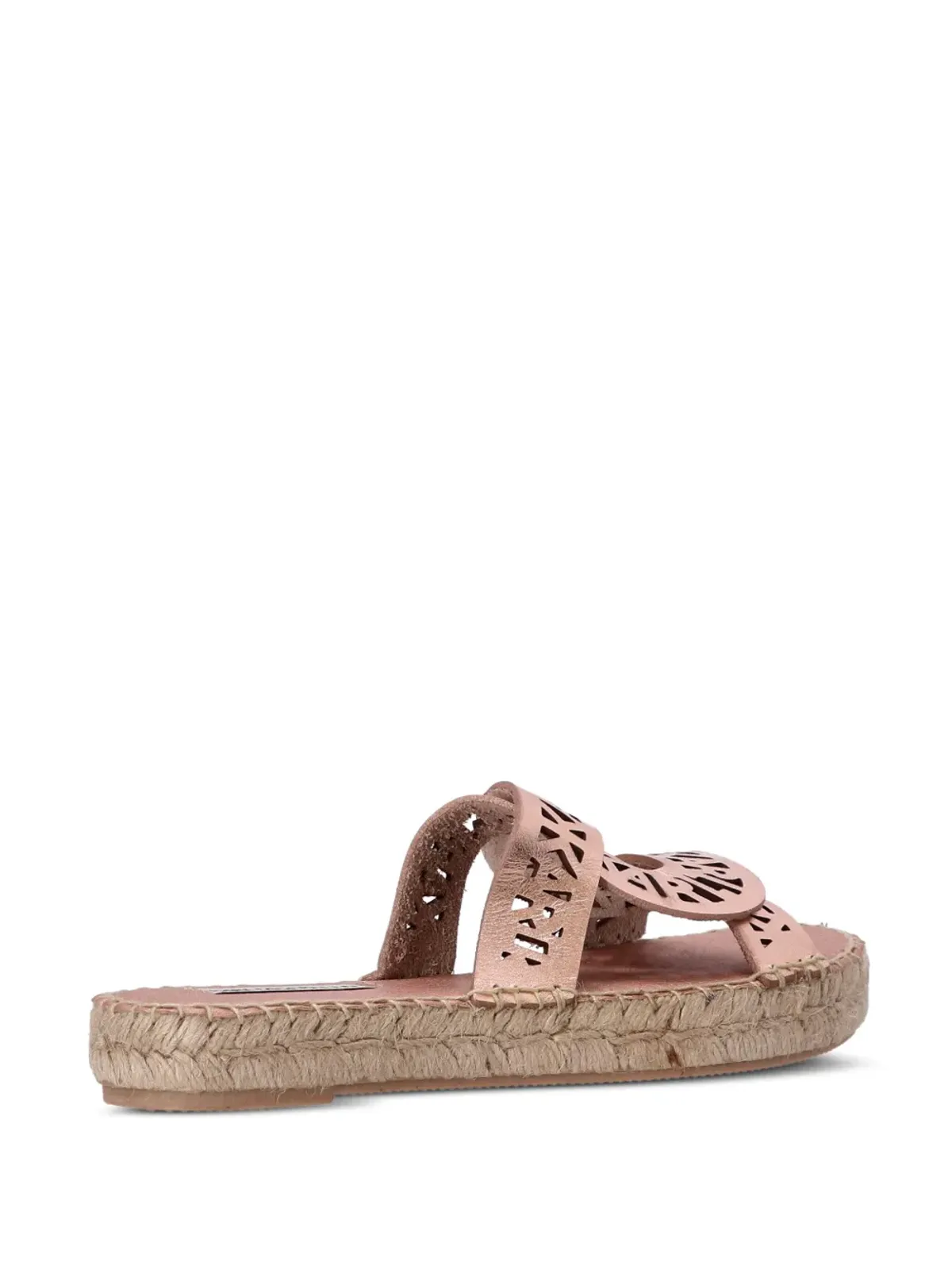 Karl Lagerfeld Souk Interlok Loop espadrille slides - Pink - 画像4