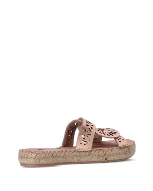 Karl Lagerfeld Souk Interlok Loop espadrille slides - Pink - サムネイル4