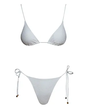 Noire Swimwear Nikki snakeskin風ビキニセット - サムネイル1