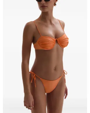 Noire Swimwear Monowire tie-fastening bikini - Orange - サムネイル3