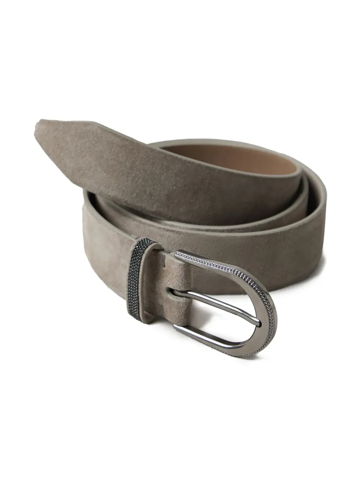 Brunello Cucinelli レザー ベルト - グレー - 画像3