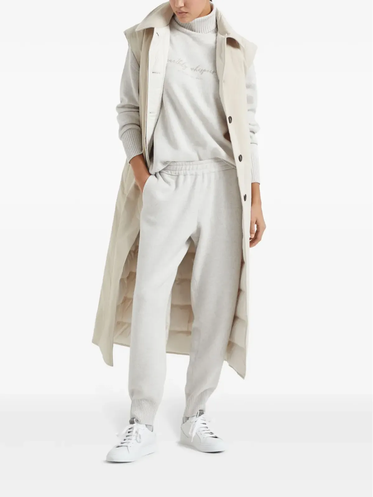 Brunello Cucinelli トラックパンツ - ホワイト - 画像2
