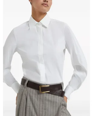 Brunello Cucinelli バックル付き レザーベルト - ブラウン - サムネイル4