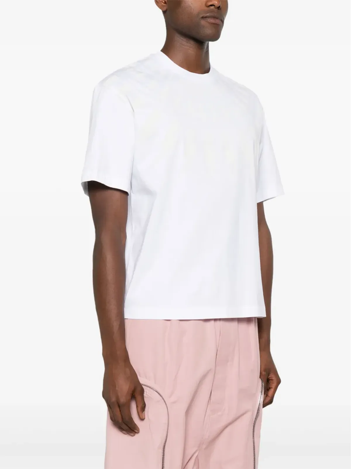 Neil Barrett Thunderbolt-print cotton T-shirt - White - 画像3