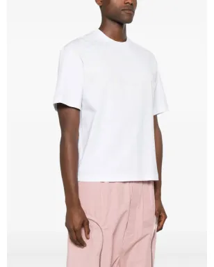 Neil Barrett Thunderbolt-print cotton T-shirt - White - サムネイル3