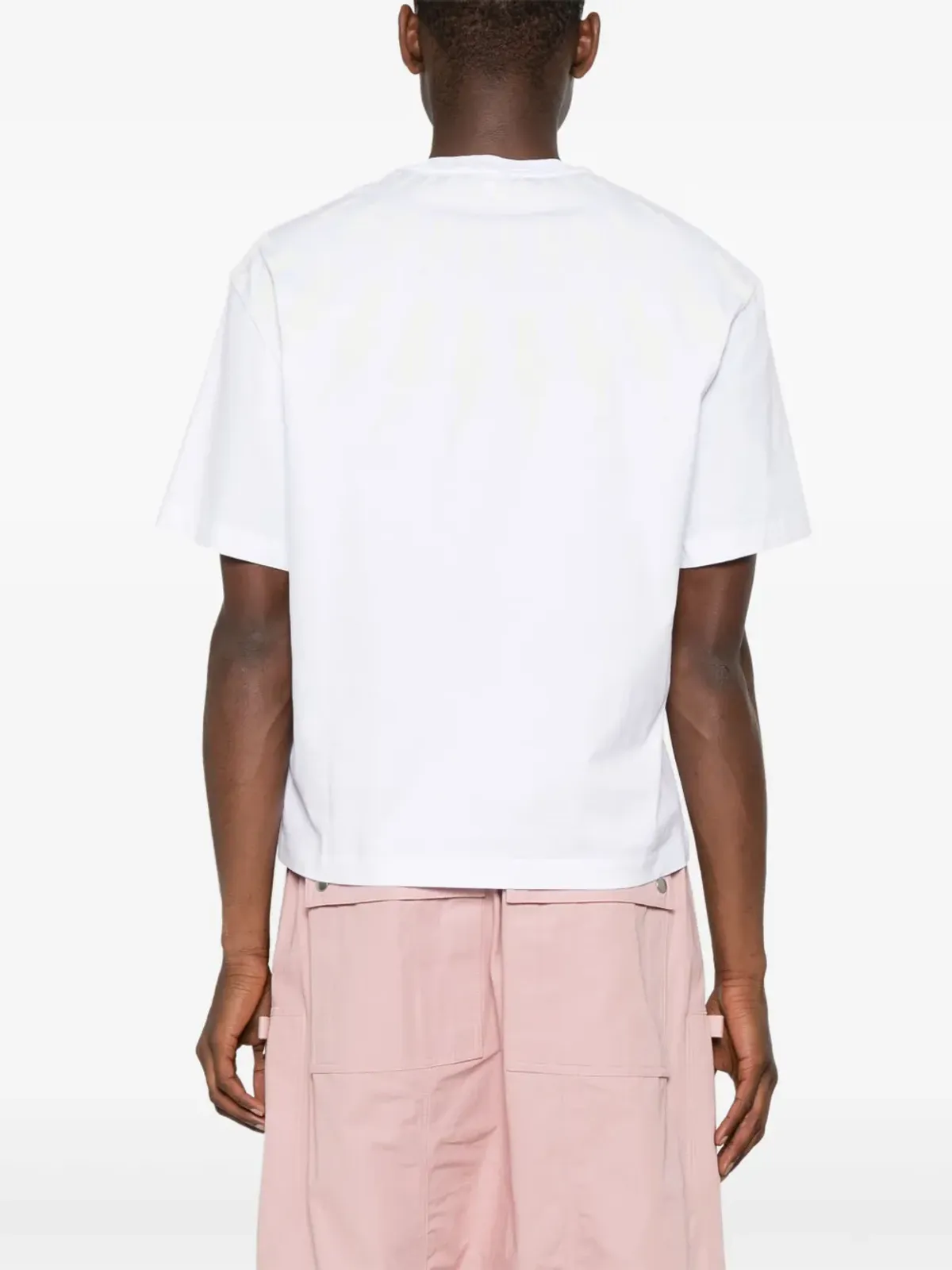 Neil Barrett Thunderbolt-print cotton T-shirt - White - 画像4